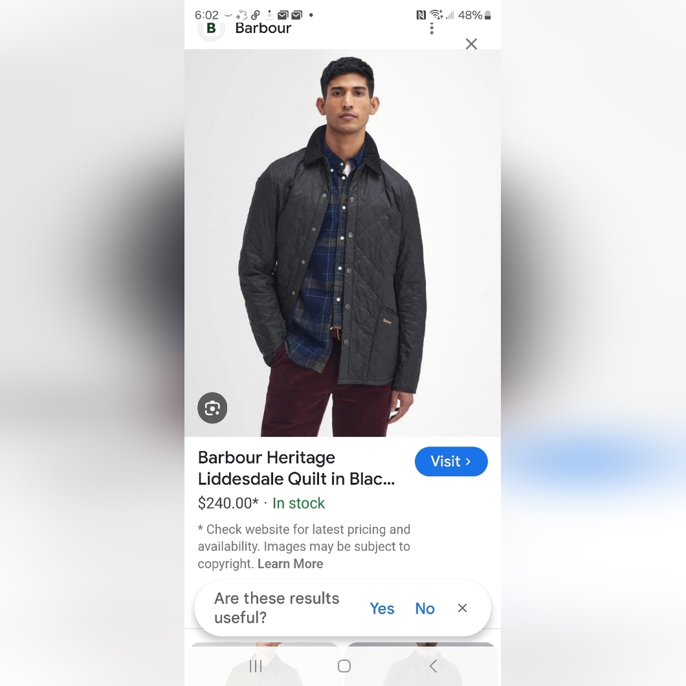 Barbour Navy Lightweight Jacket